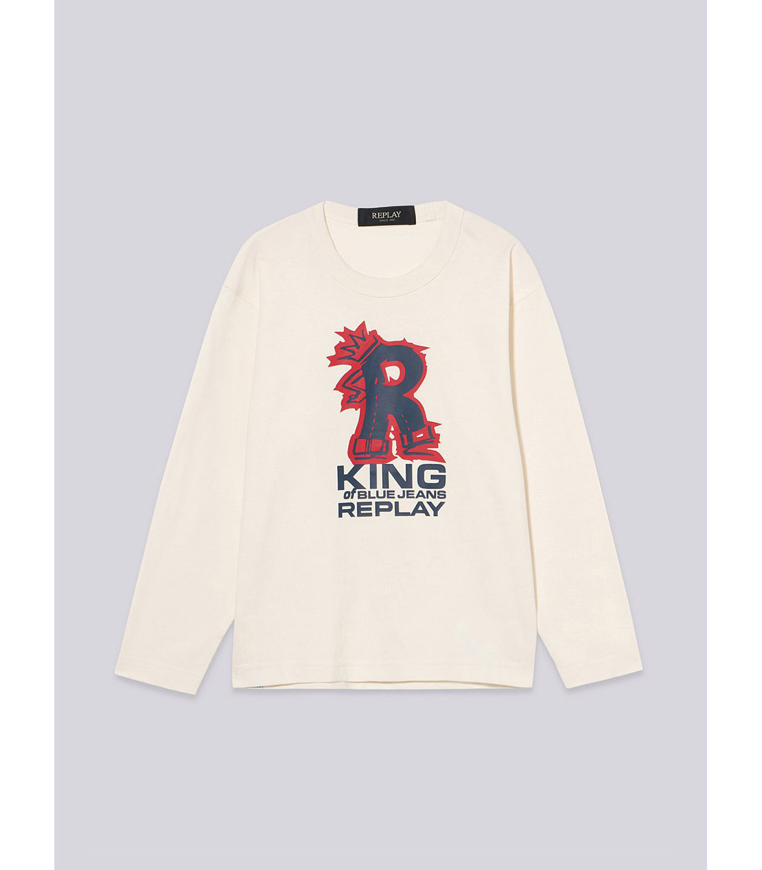 ボーイズ ロングTシャツ 詳細画像 ホワイト 1